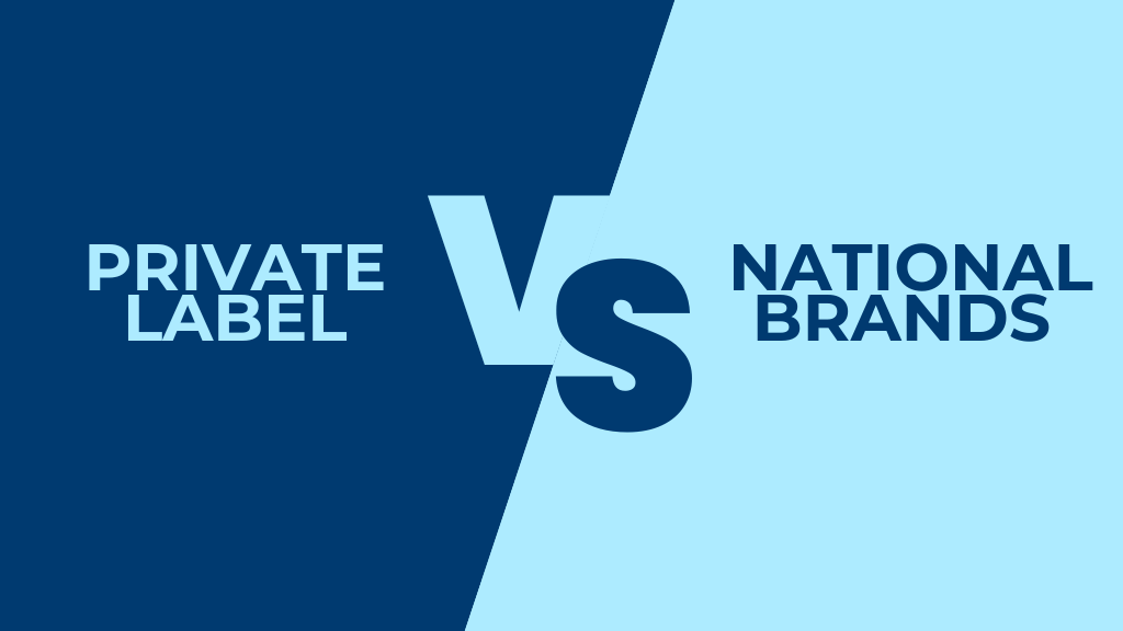 pricing of private label vs national brands 